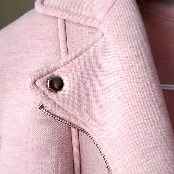 Blush pink Old Navy moto jacket in size large - Picture 4 of 12